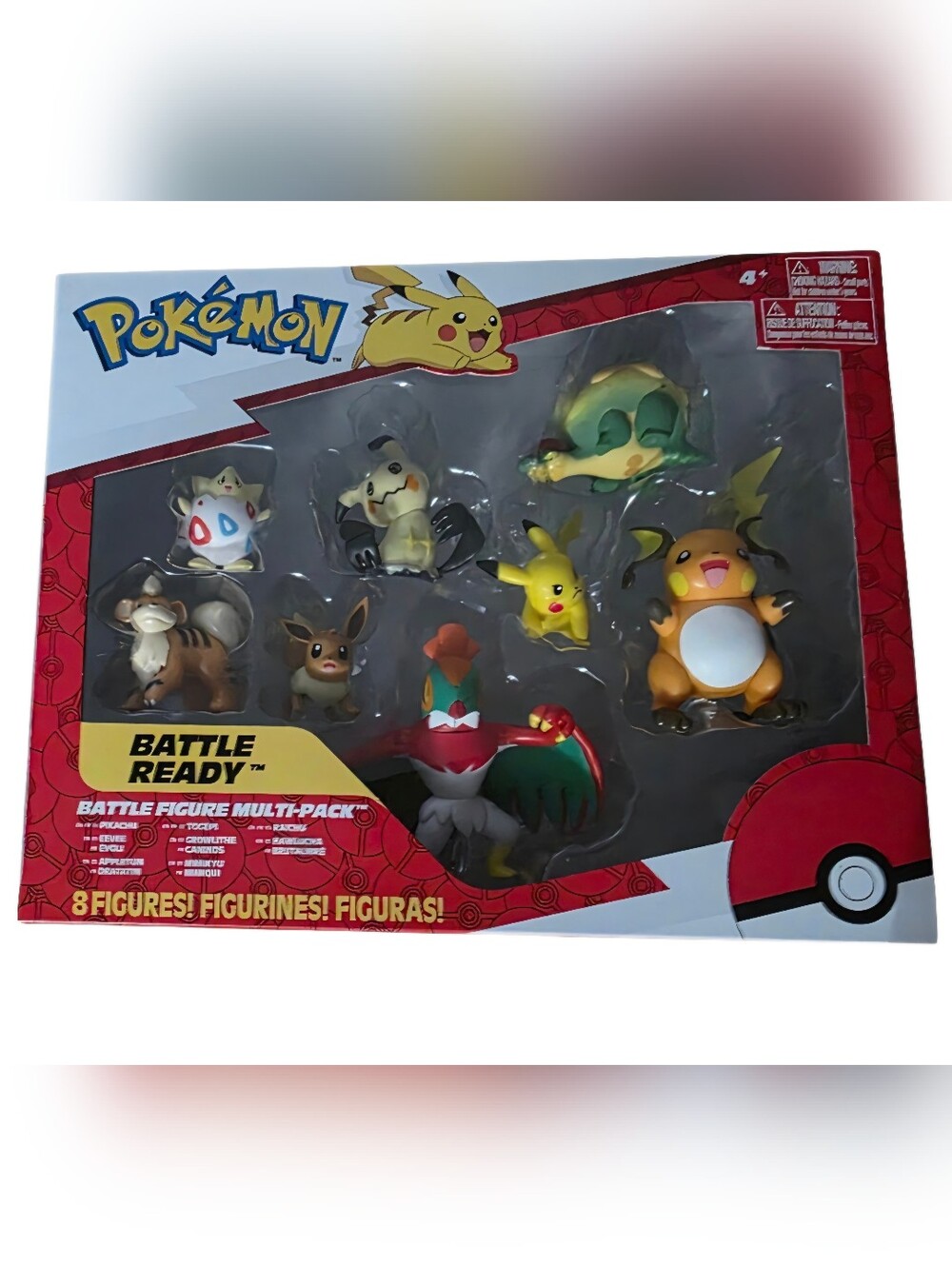 Pokémon Battle Ready 8-Figure Multi-Pack - Yellow & Green Figures